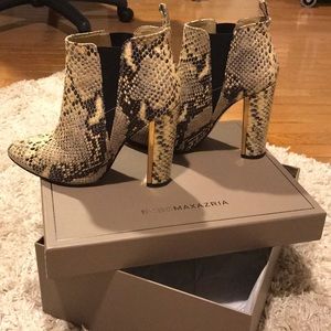 BCBG Max AZRIA leather boots